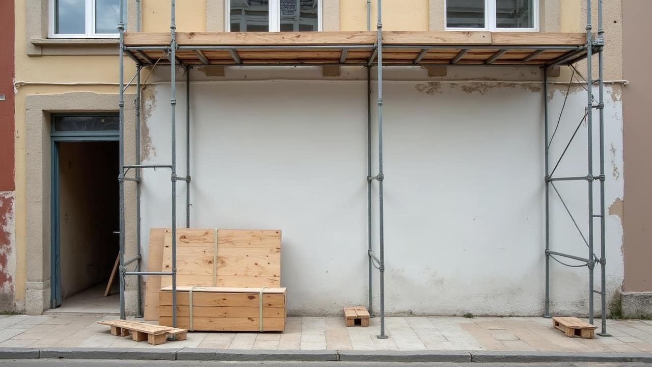 Teinte de crépi et lumière de rue étroite : pourquoi un échantillon in situ change tout